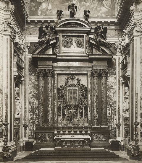 Anonimo — Altare della Cappella Paolina in Santa Maria Maggiore - sec. XVII — insieme